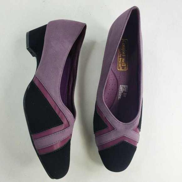 Comfort-well by Beacon Kitten Heels Multicolor Women's Slip On Pumps New - Picture 3 of 10